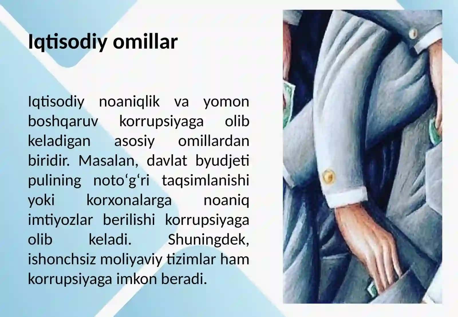 Korrupsiyaning mohiyati, oqibatlari va unga qarshi kurash mexanizmlari 4