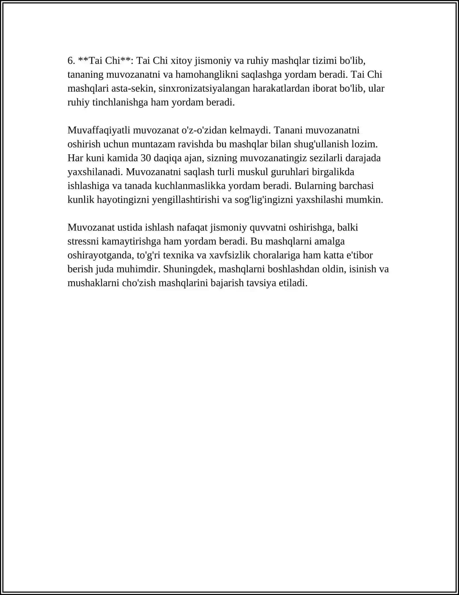 HARAKATLAR STATIKASINI TARBIYALOVCHI O‘YIN VA MASHQLAR 4