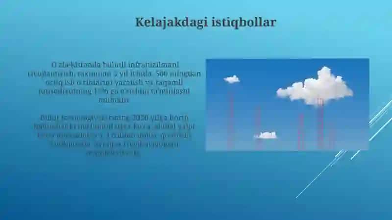 Iqtisodiyot sohalarida bulutli texnologiyalaridan foydalanish xususiyatlari 4