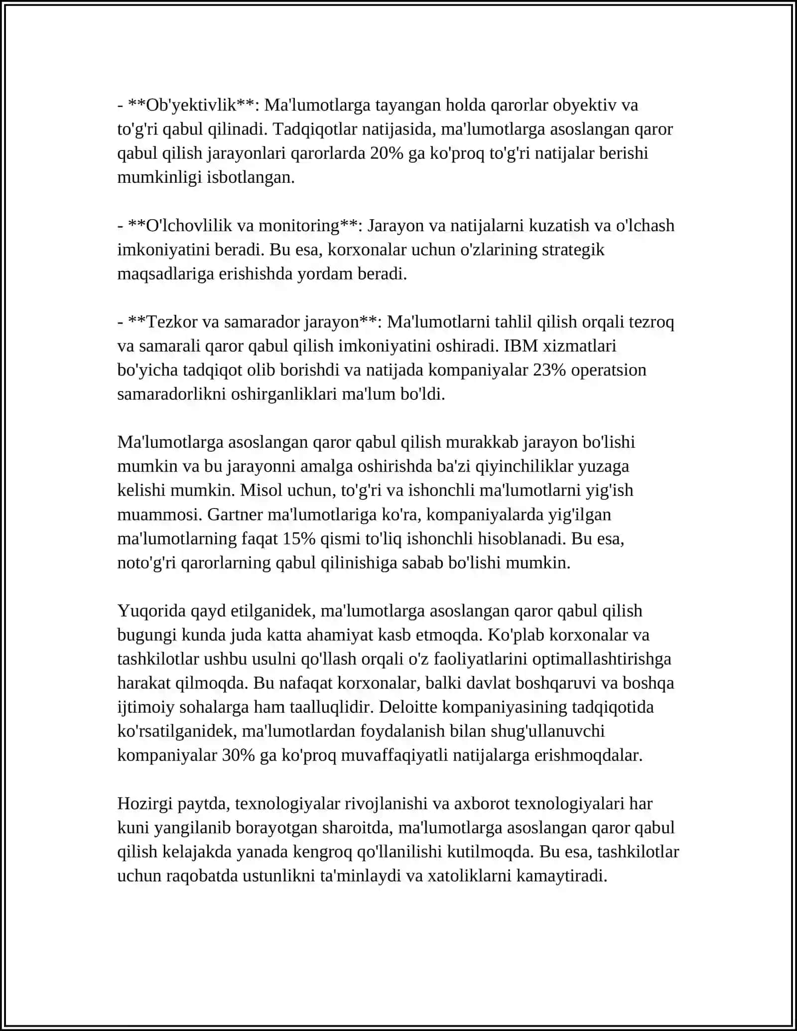 MA'LUMOTLARNING INTELEKTUAL TAHLILI 4