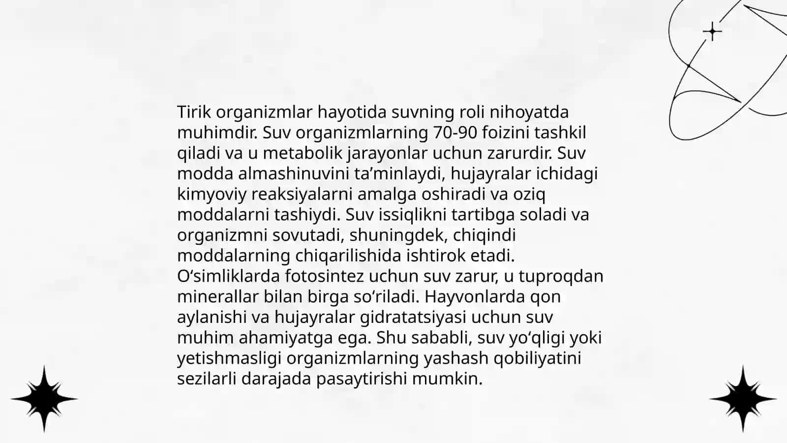 Elektrolitlar va suvning biologik ahamiyati 4