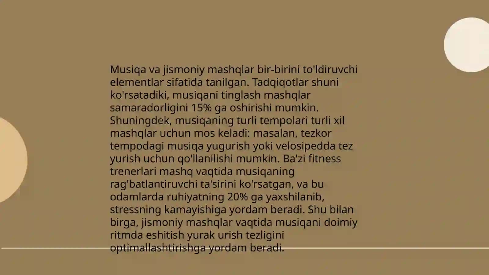 Musiqa bilan bajariladigan xarakatlar 4