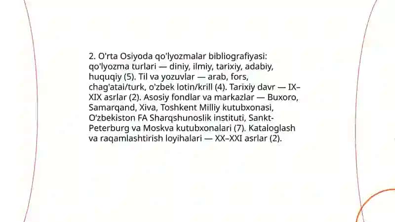 O'rta Osiyoda bibliografiya 4