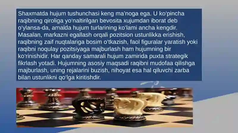Shaxmat: hujum qilish va himoyalanish 4