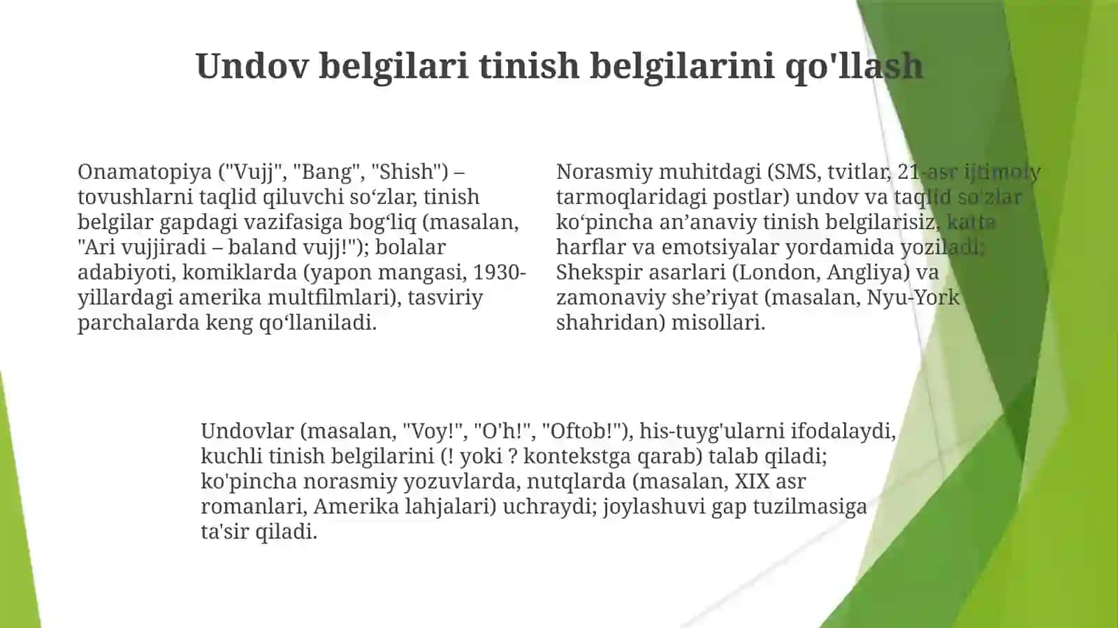 Undovlar va Ovoz Taqlidi 4