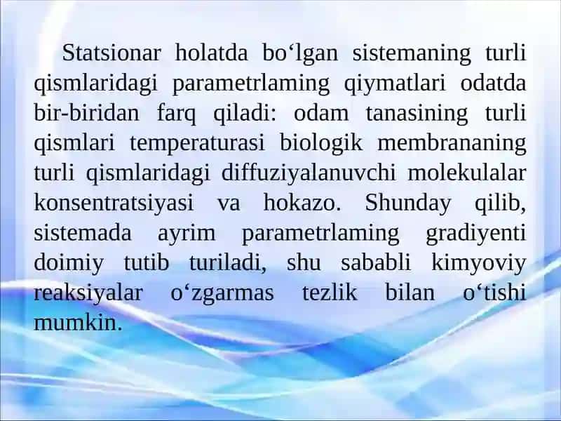 TERMODINAMIKA.TIRIK SISTEMALAR TERMODINAMIKASI 4