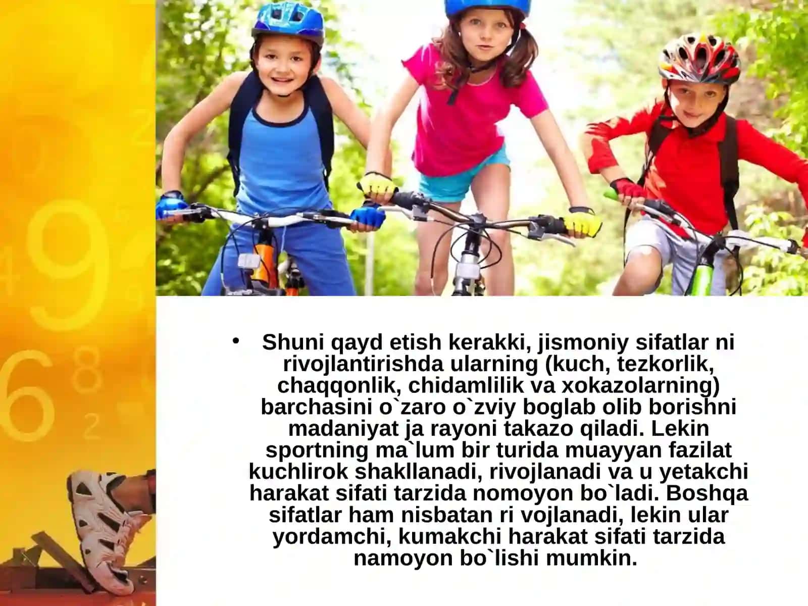 Bolalarda jismoniy sifatlarni rivojlantirish va sportga yo`naltirish 4