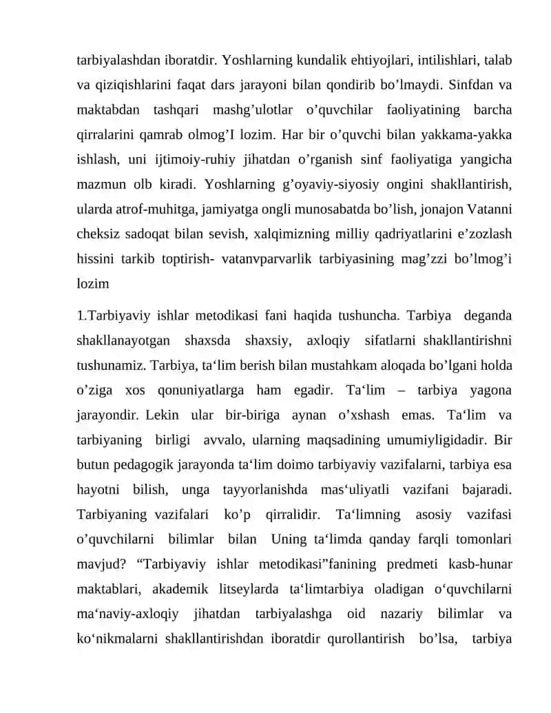 MATEMATIKA VA INFORMATIKA O’QITISH METODIKASI FANIDAN 4