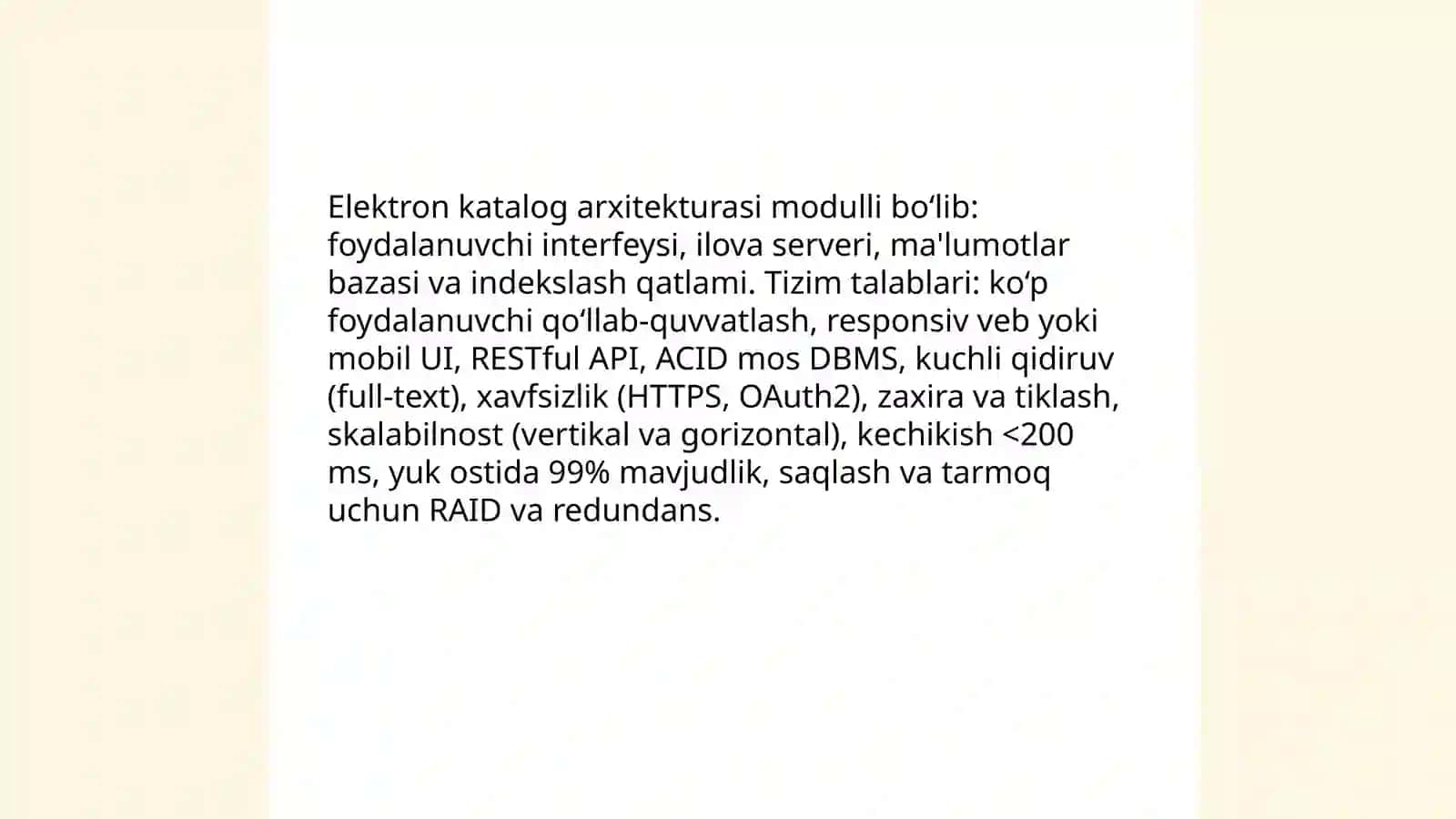 Elektron katalog yaratish va undan foydalanish 4