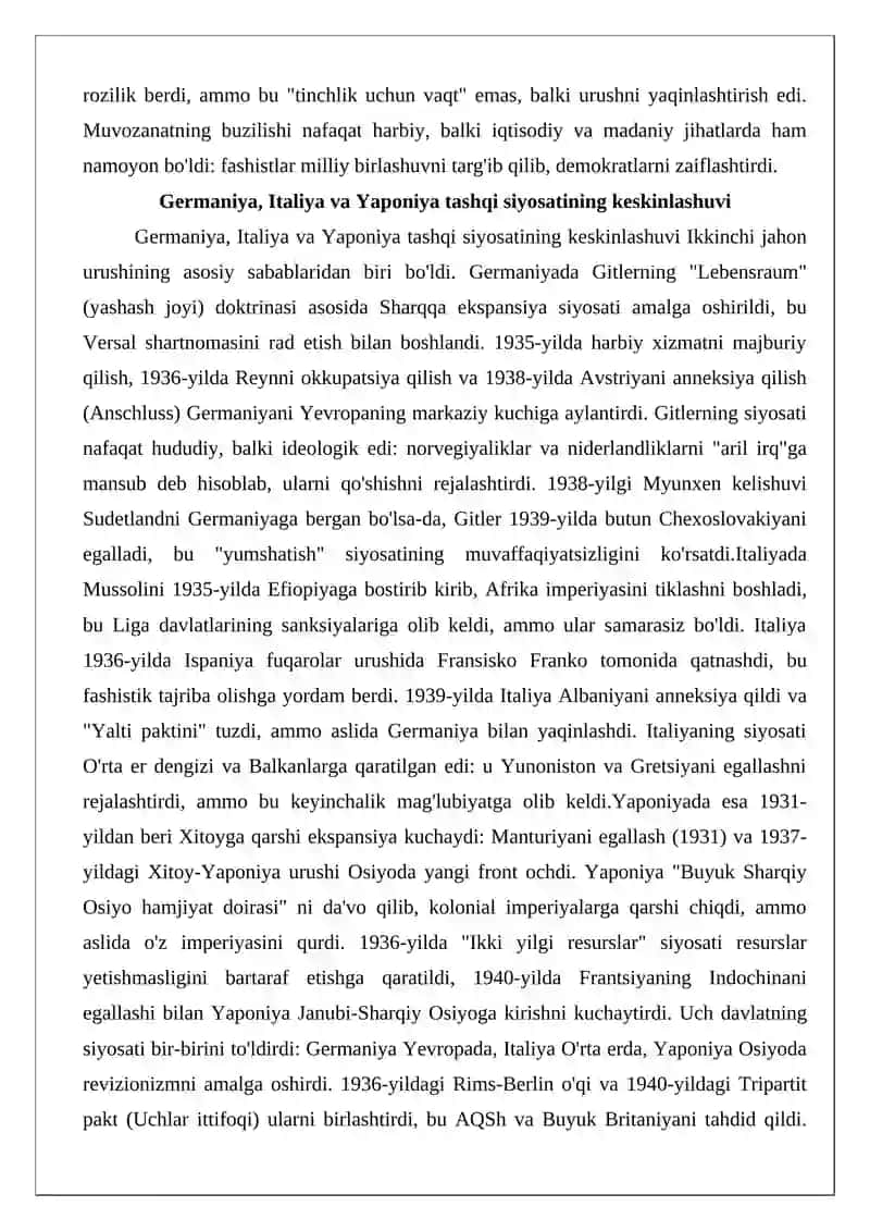 Ikkinchi jahon urushi yillarida xalqaro munosabatlar va diplomatiya 4
