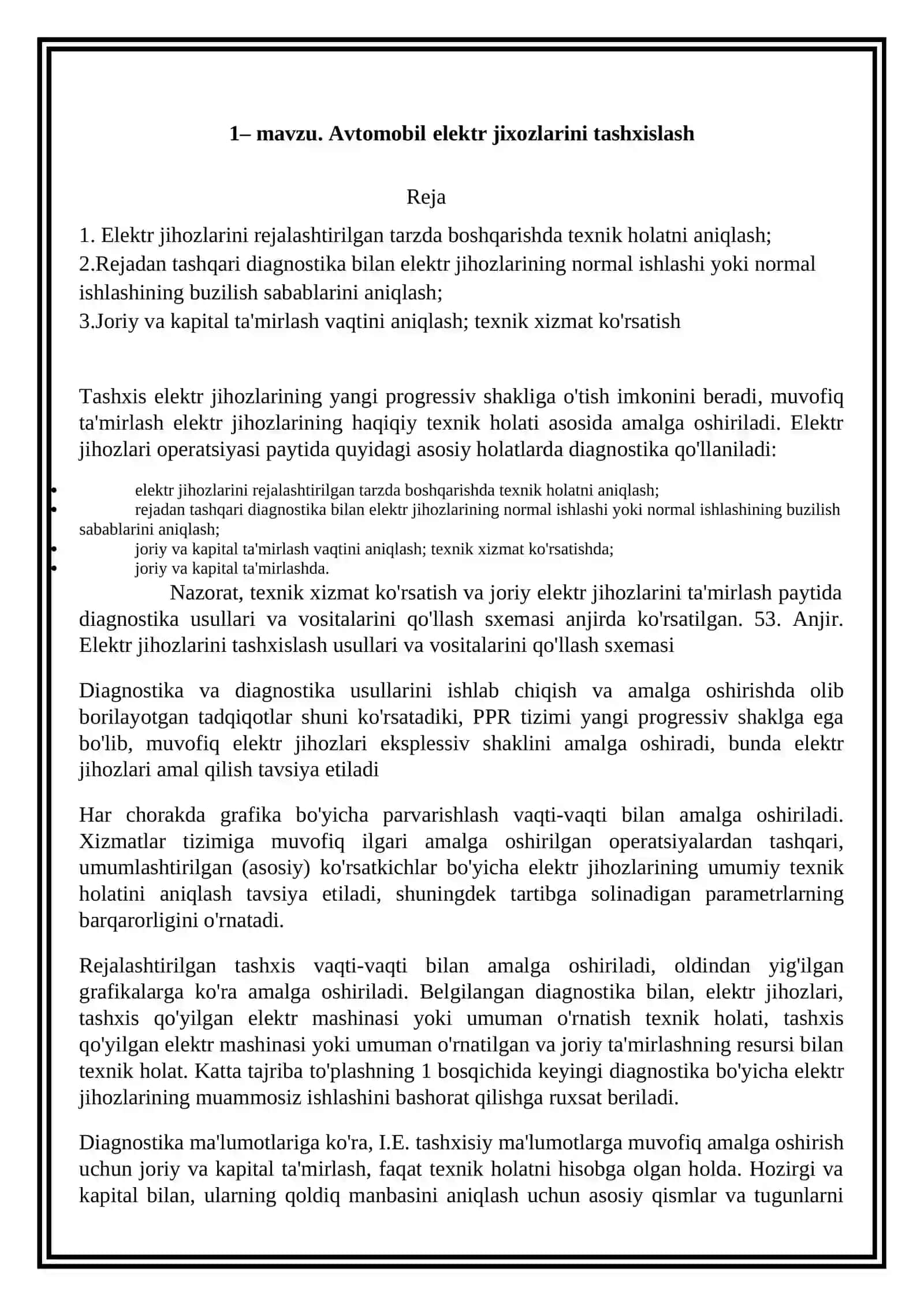 AVTOMOBIL ELEKTR VA ELEKTRON JIHOZLARI 4