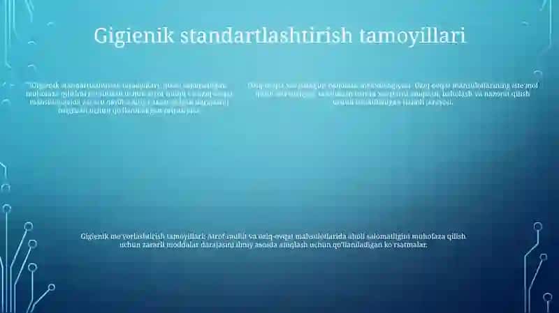 Oziq-Ovqat Xavfsizligini Baholash Metodologiyasi Va Gigienik Normalash Prinsiplari 4