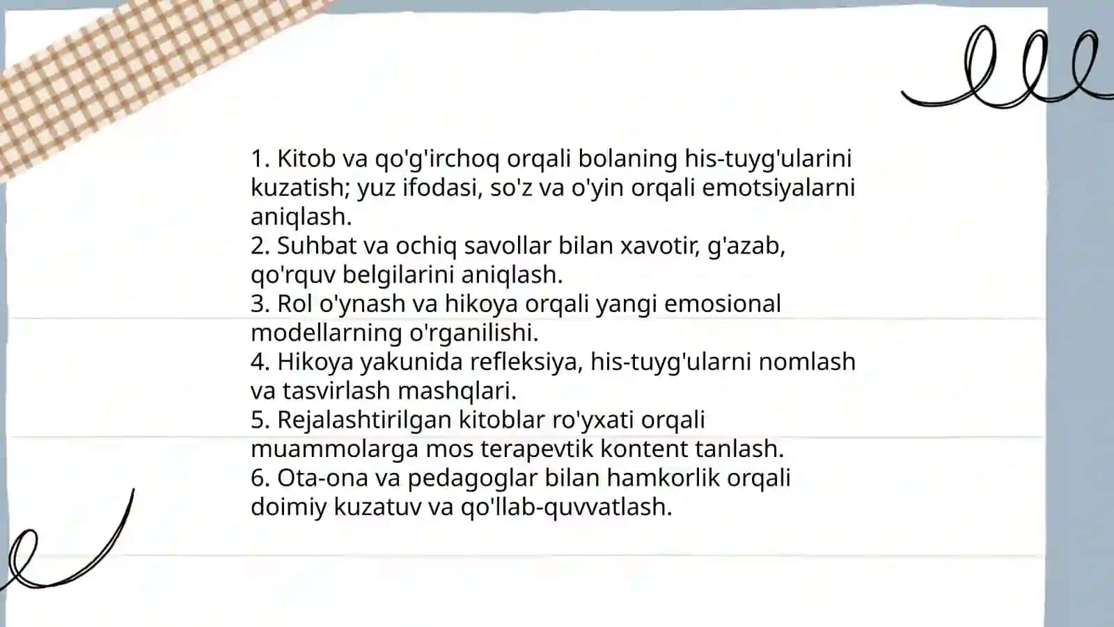 Qo'g'irchoq va Biblioterapiya Terapiyasi 4