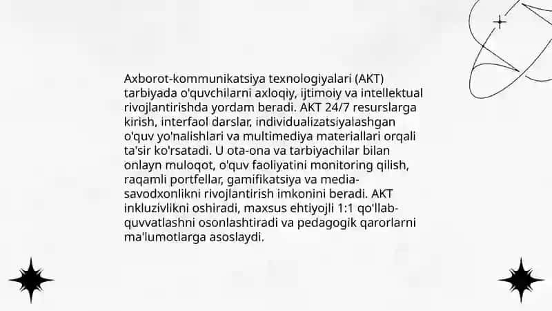 Tarbiya tehnologiyalari 4