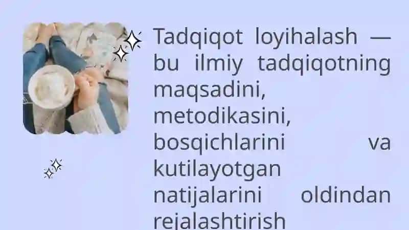 TADQIQOT LOYIHALASHDA MUROSA TOPISH MUAMMOSI 4