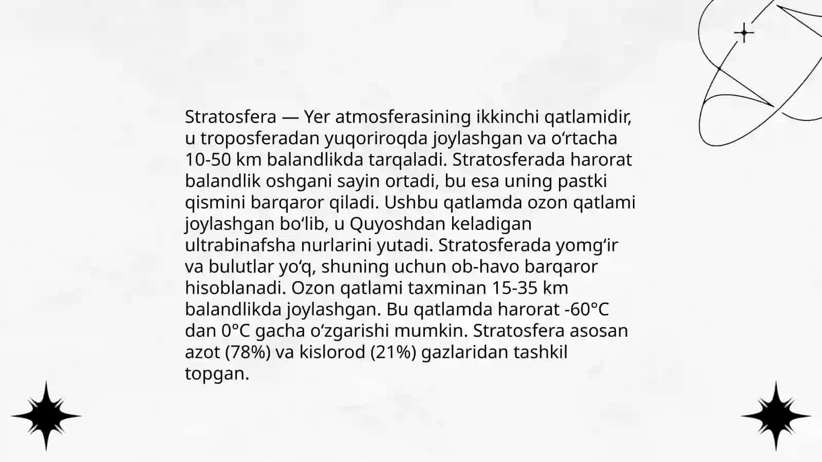 Atmosfera qavatlariga ta’rif 4