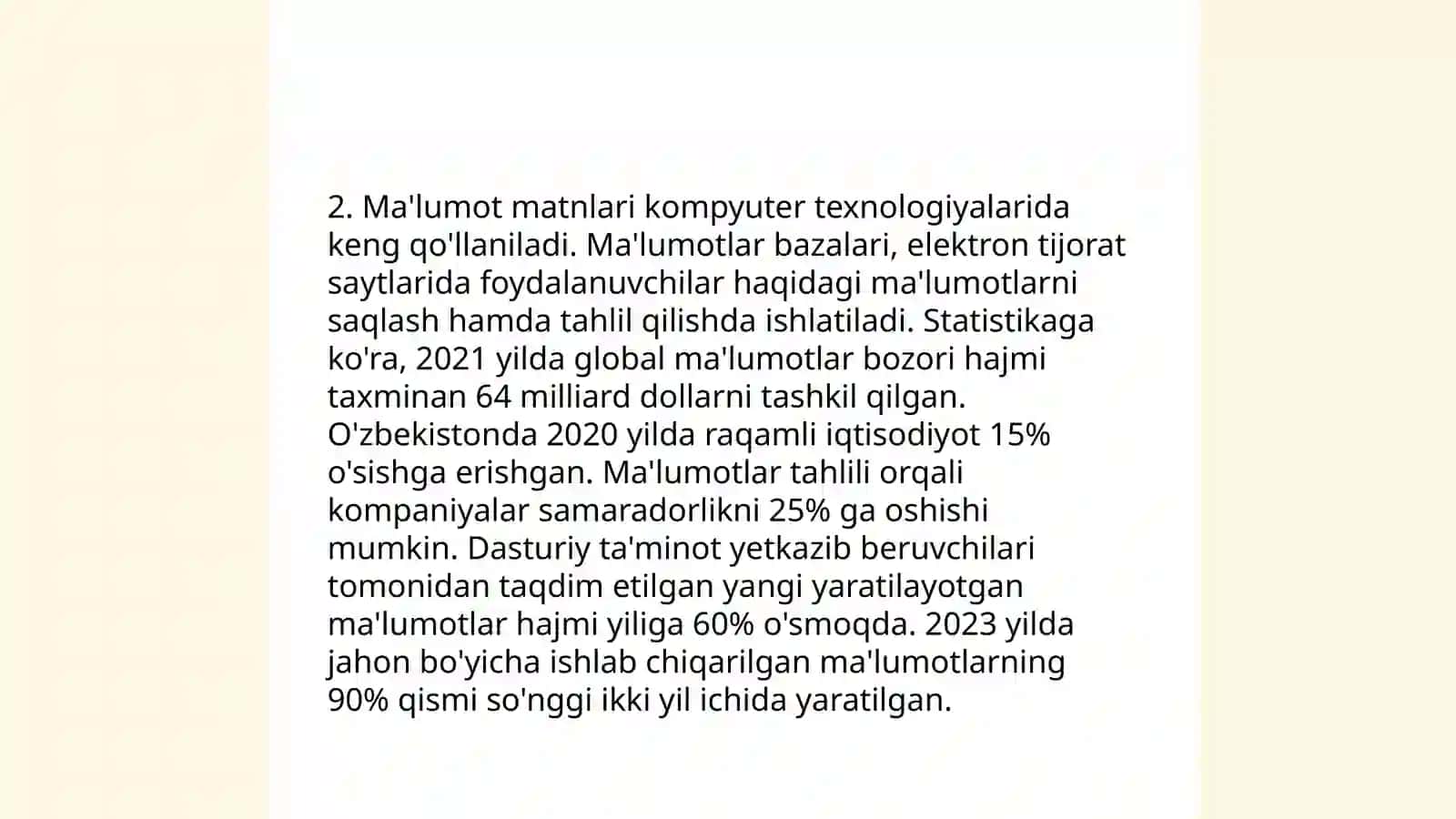 PIRLS xalqaro baholash dasturi matn turlari 4