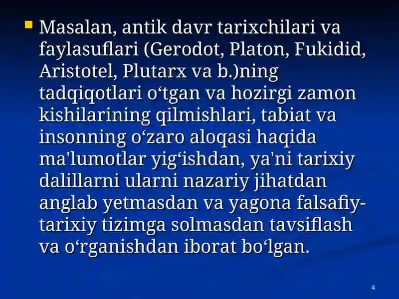 Tarix falsafasi 4
