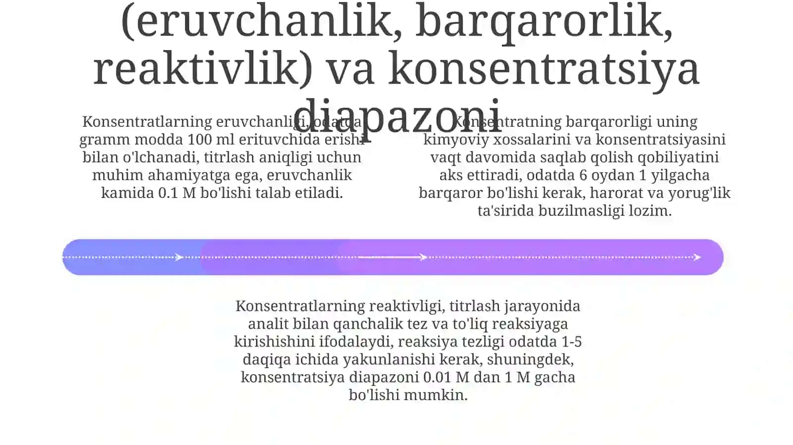 Byuretta tuzilishida ishlatiladigan konsentratlar: Ta'rif va turlari 4