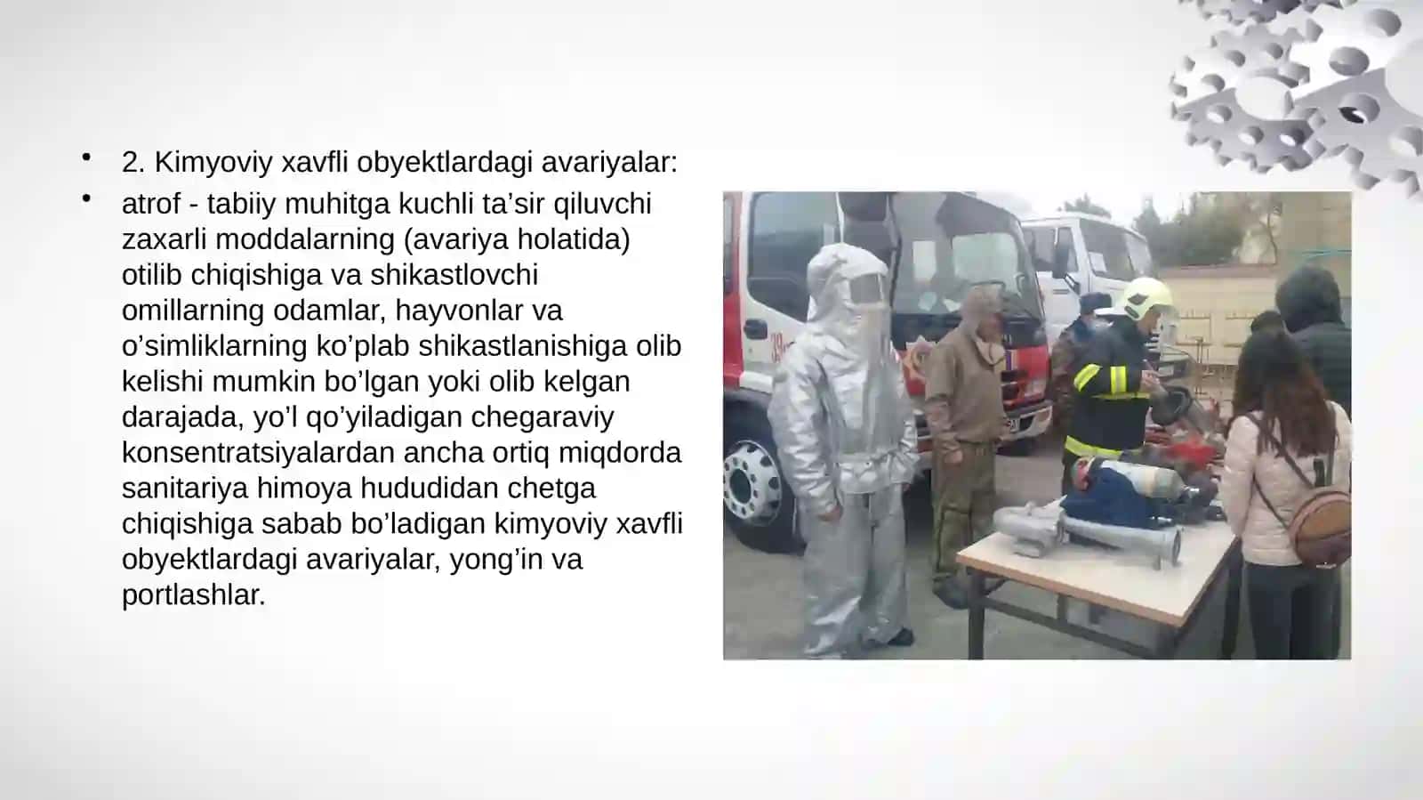 TABIIY, TEXNOGEN. EKOLOGIK VA IJTIMOIY TUSDAGI FAVQULODDA VAZIYATLARDA HAYOT FAOLIYATI XAVFSIZLIGI VA FUQARO MUHOFAZASI 4