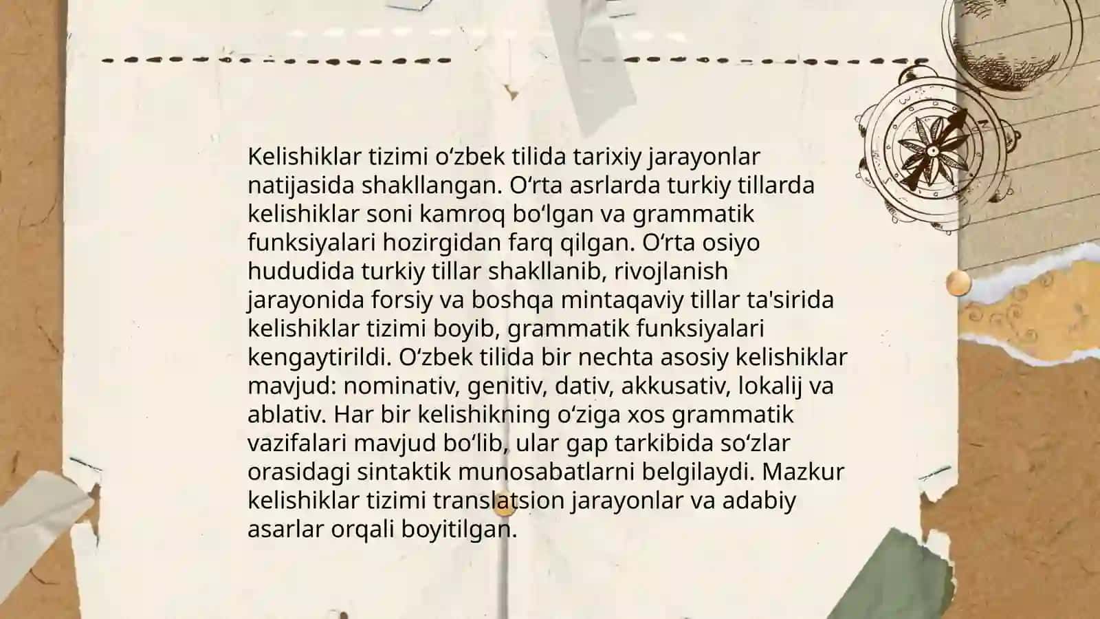 Turkiy tillarda kelishiklarning tarixiy varaintlari 4