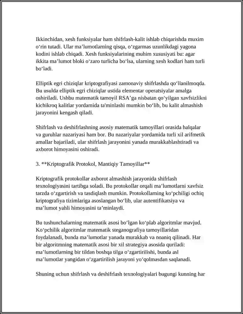 SHIFRATOR VA DESHOFRATORLARNING ISHLASH TEXNOLOGIYASI 4