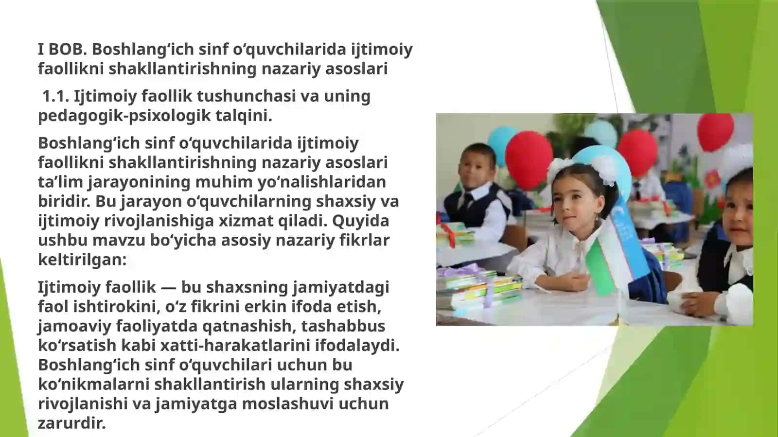 Boshlangʻich sinf oʻquvchilarining ijtimoiy faollik koʻnikmasini tarkib toptirish metodikasi 4