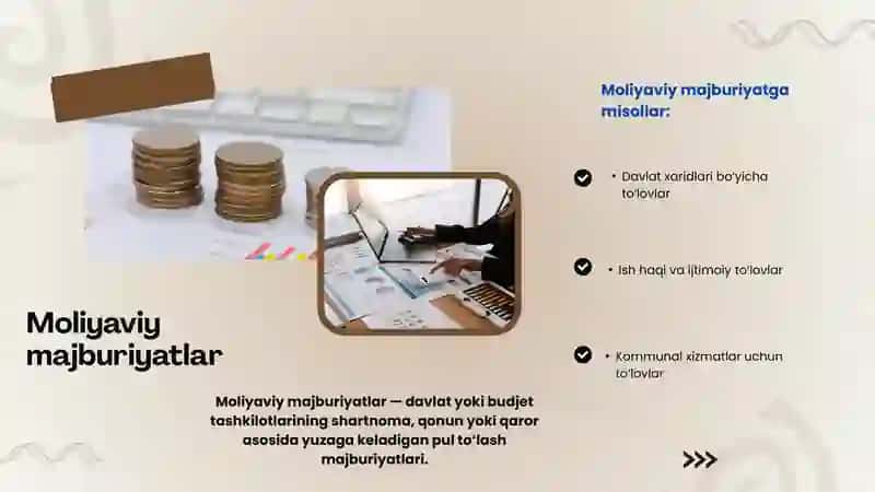 G’aznachilikd amoliyaviy majburiyatlar 4