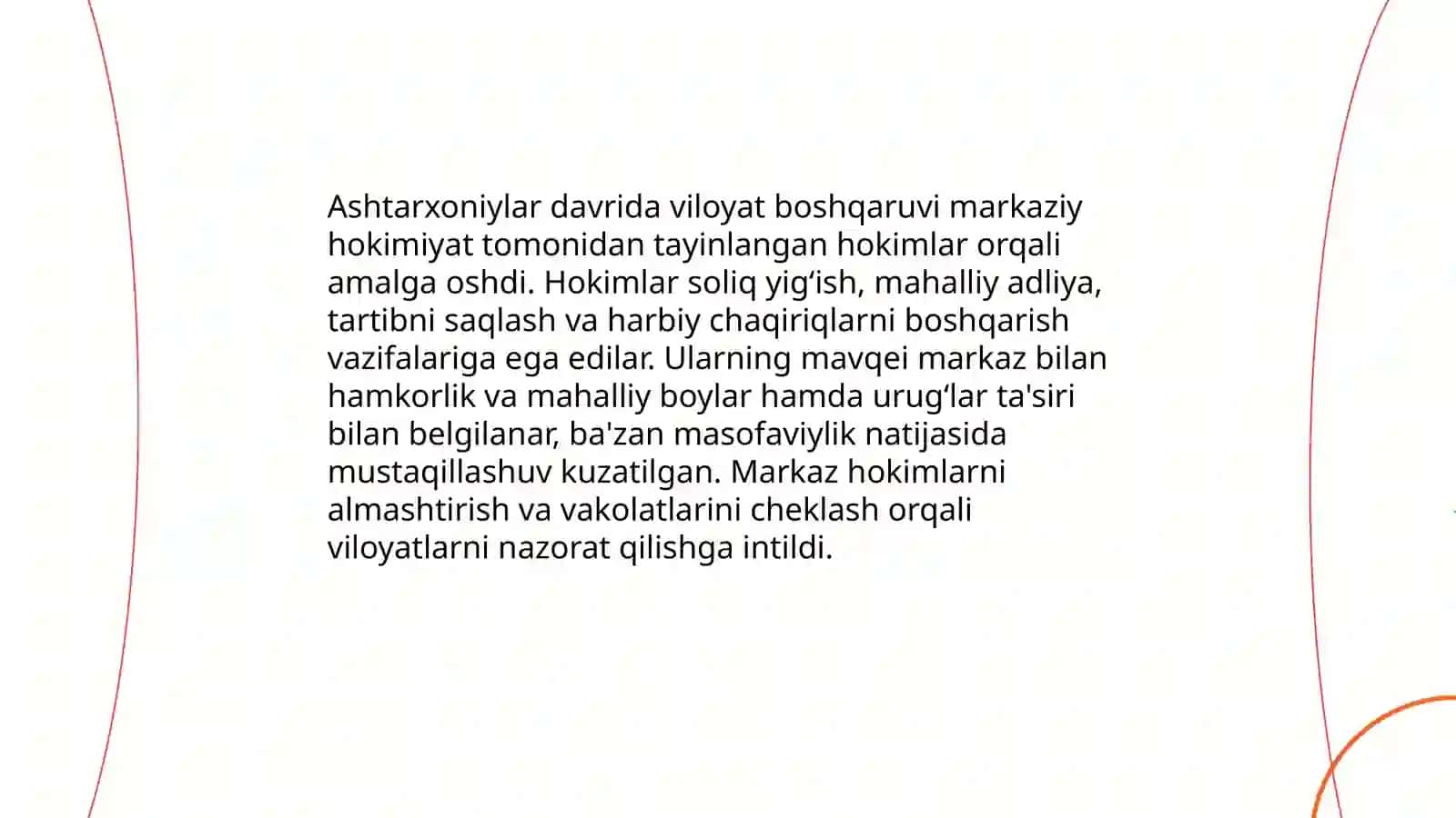 Ashtarxoniylar davrida davlat boshqaruvi va tashqi siyosati 4