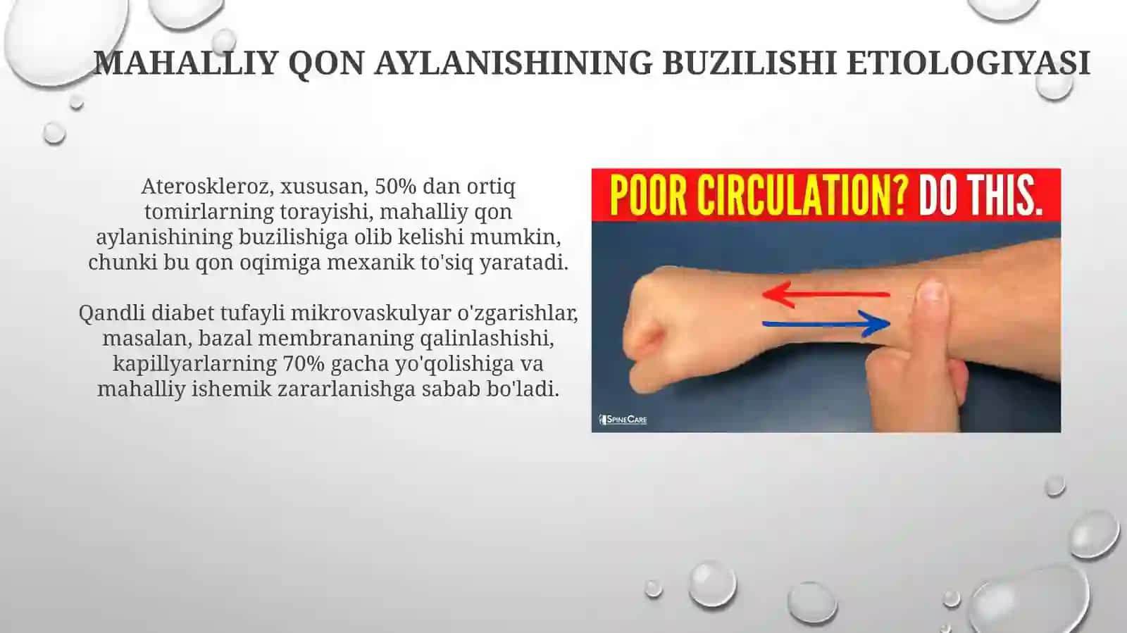 Mahalliy qon aylanishining patofiziologiyasi 4