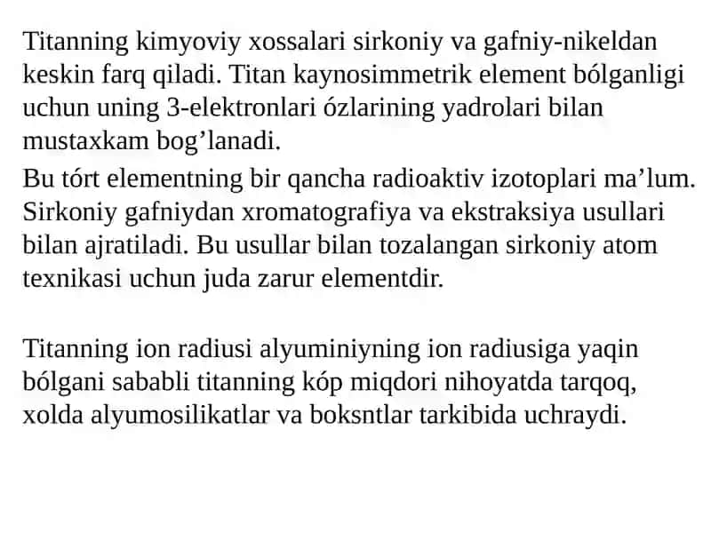 IV-guru elementlari haqida umumiy malumot 4