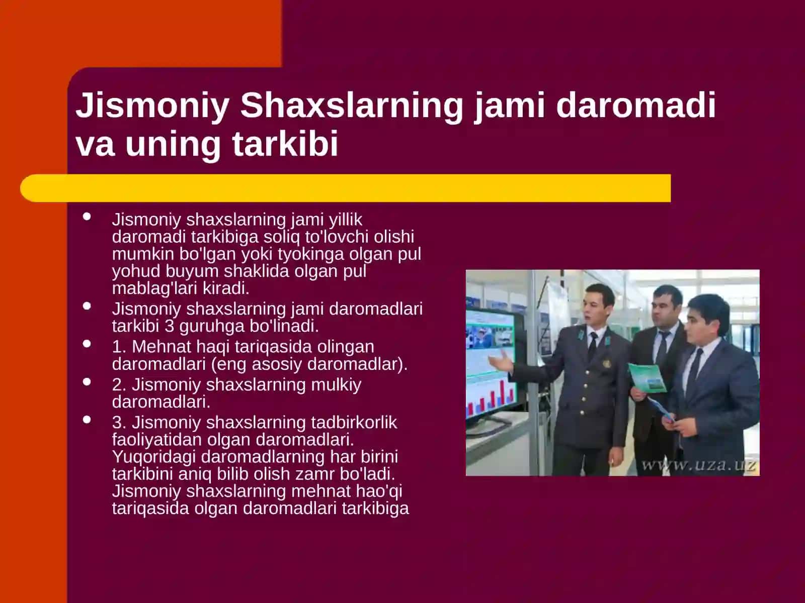 Jismoniy shaxslardan olinadigan daromad solig’i 4