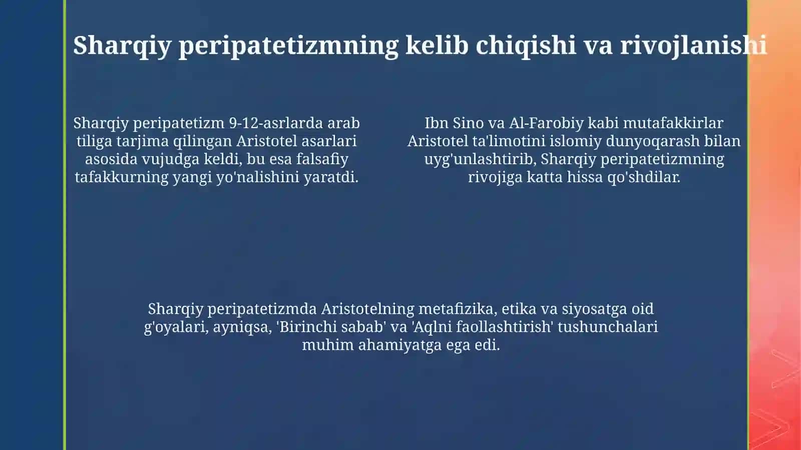Aristotel va sharq peripatetizmi 4