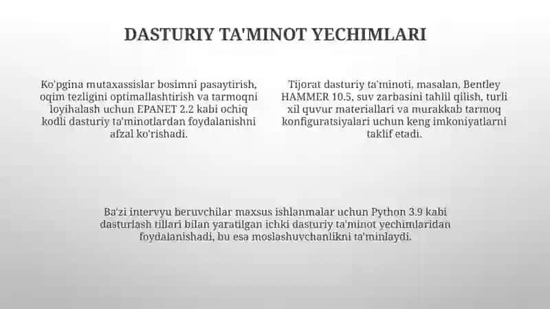 Gidravlik hisoblash amaliy metodlari 4