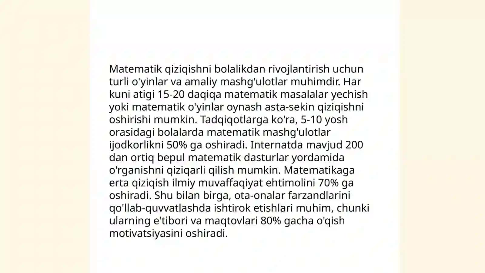 Bolalarda matematik tasvvurlarini shakllantirishda ta'limning asosiy didaktik tamoyillari 4