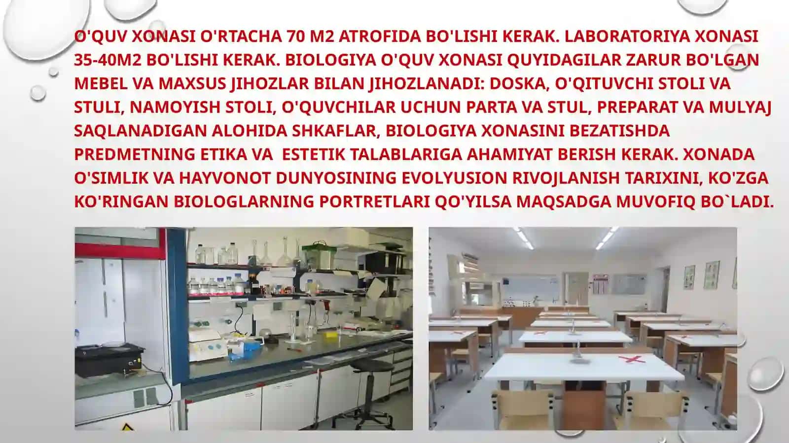 Biologiya o'quv xonasini jihozlash va uning ta'lim - tarbiya jarayonida tutgan o'rni 4