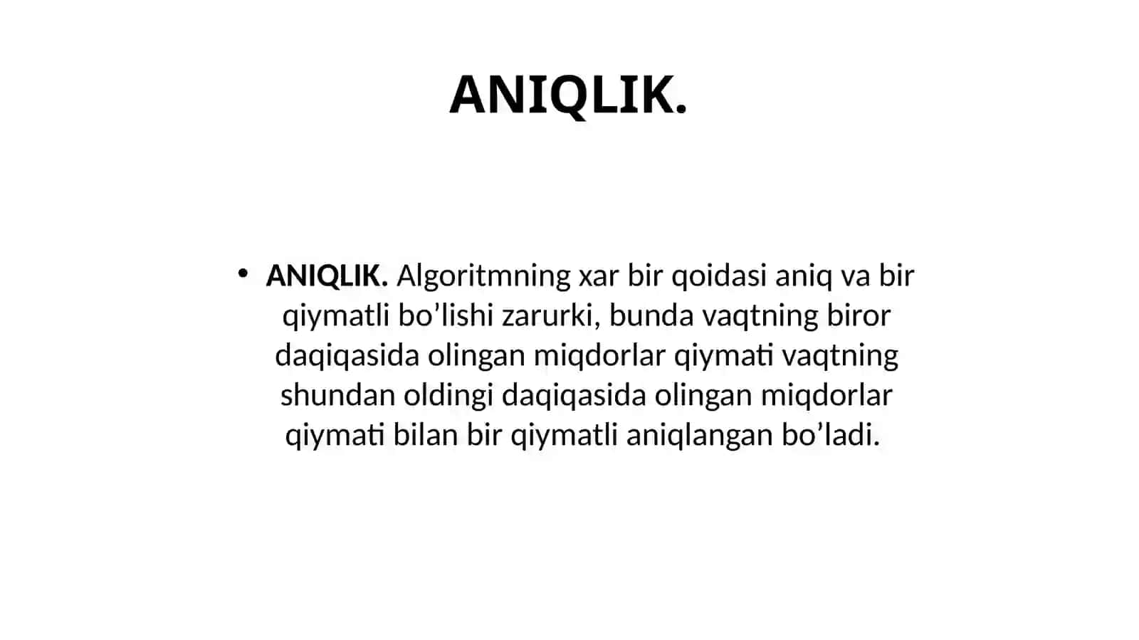 Algoritmning asosiy turlari 4
