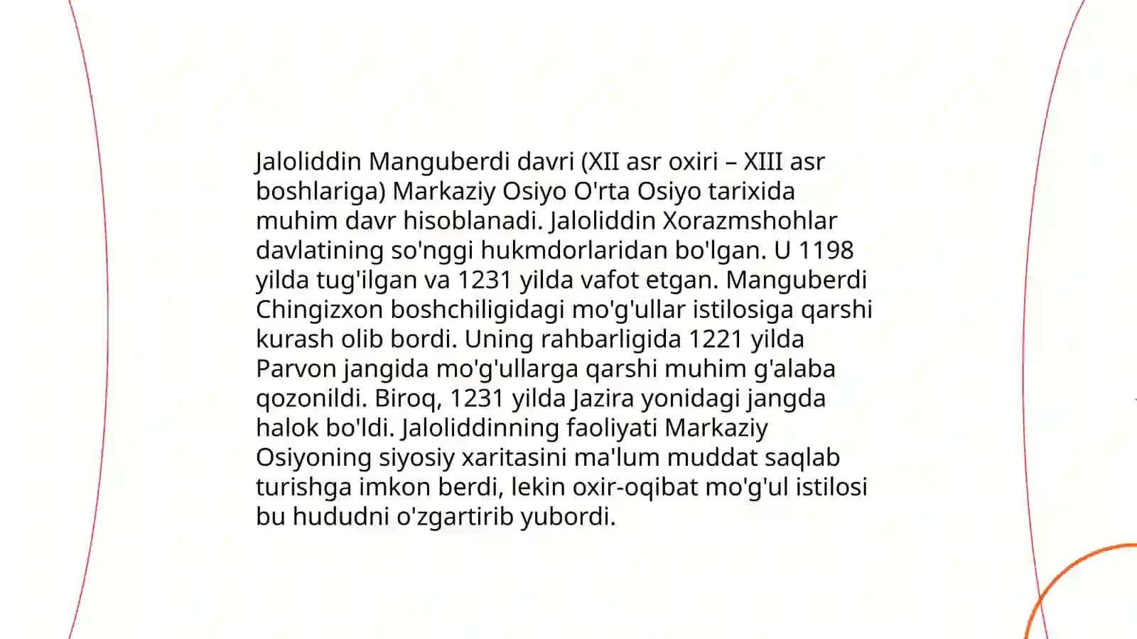 Jaloliddin Manguberdi Vatan himoyachisi 4