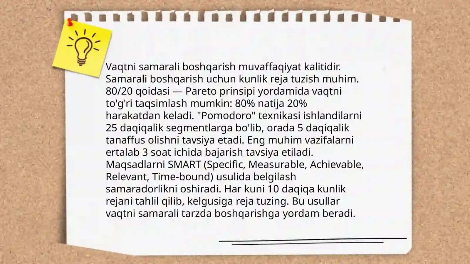 O'z-o'zini boshqarish va samaradorli uchun javobgarlik jamlanmasi 4