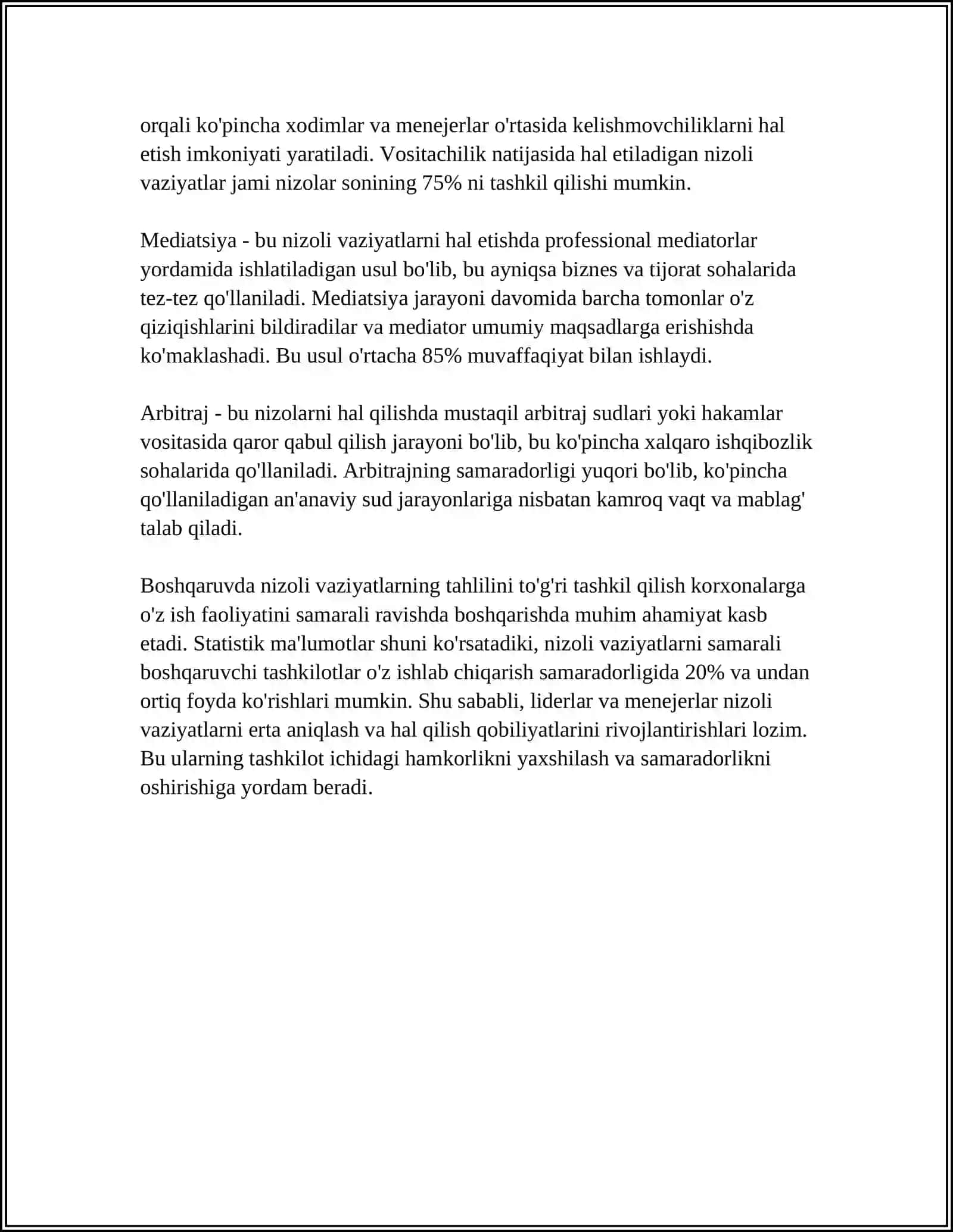 Boshqaruvda nizoli vaziyatlarning tahlili 4