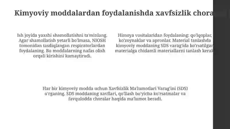 Tikuvchilik sanoatida texnologik jarayonlarni kimyolashtirish 4