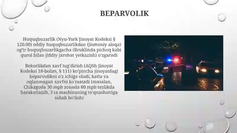 Jinoyat tarkibining belgilari va tomonlari 4