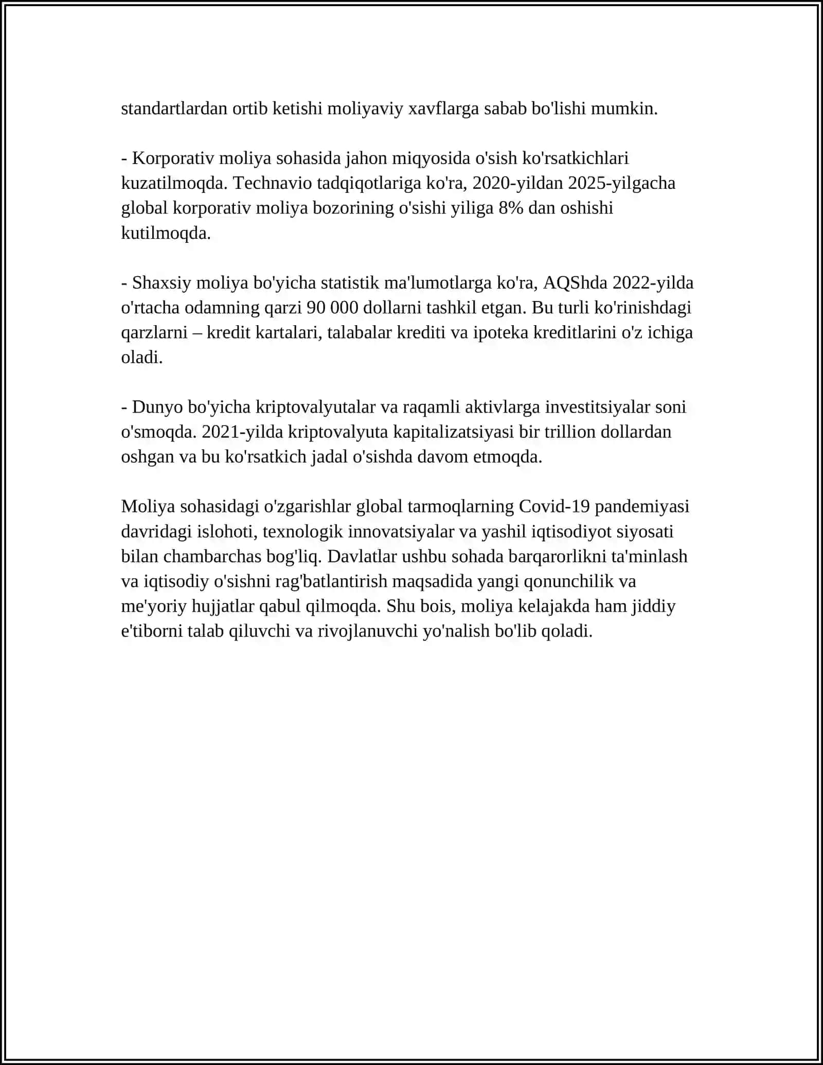 Moliya Asoslari 4