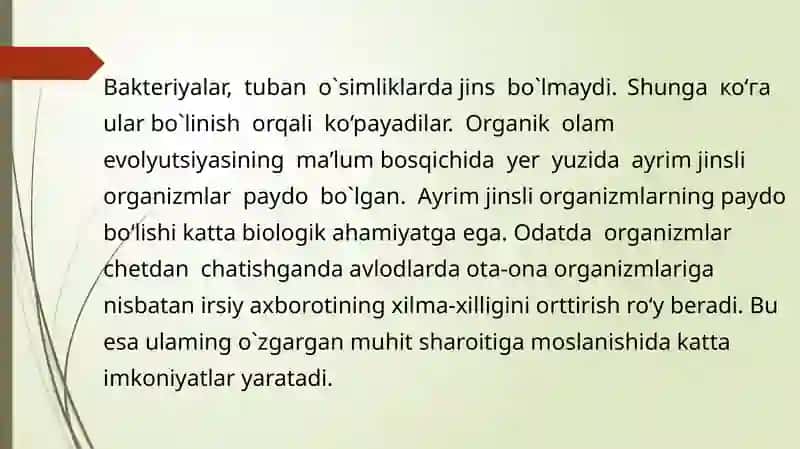 Jins bilan birikkan holda va belgilarning birikkan holda irsiylanishi. Krossingover jarayoni 4