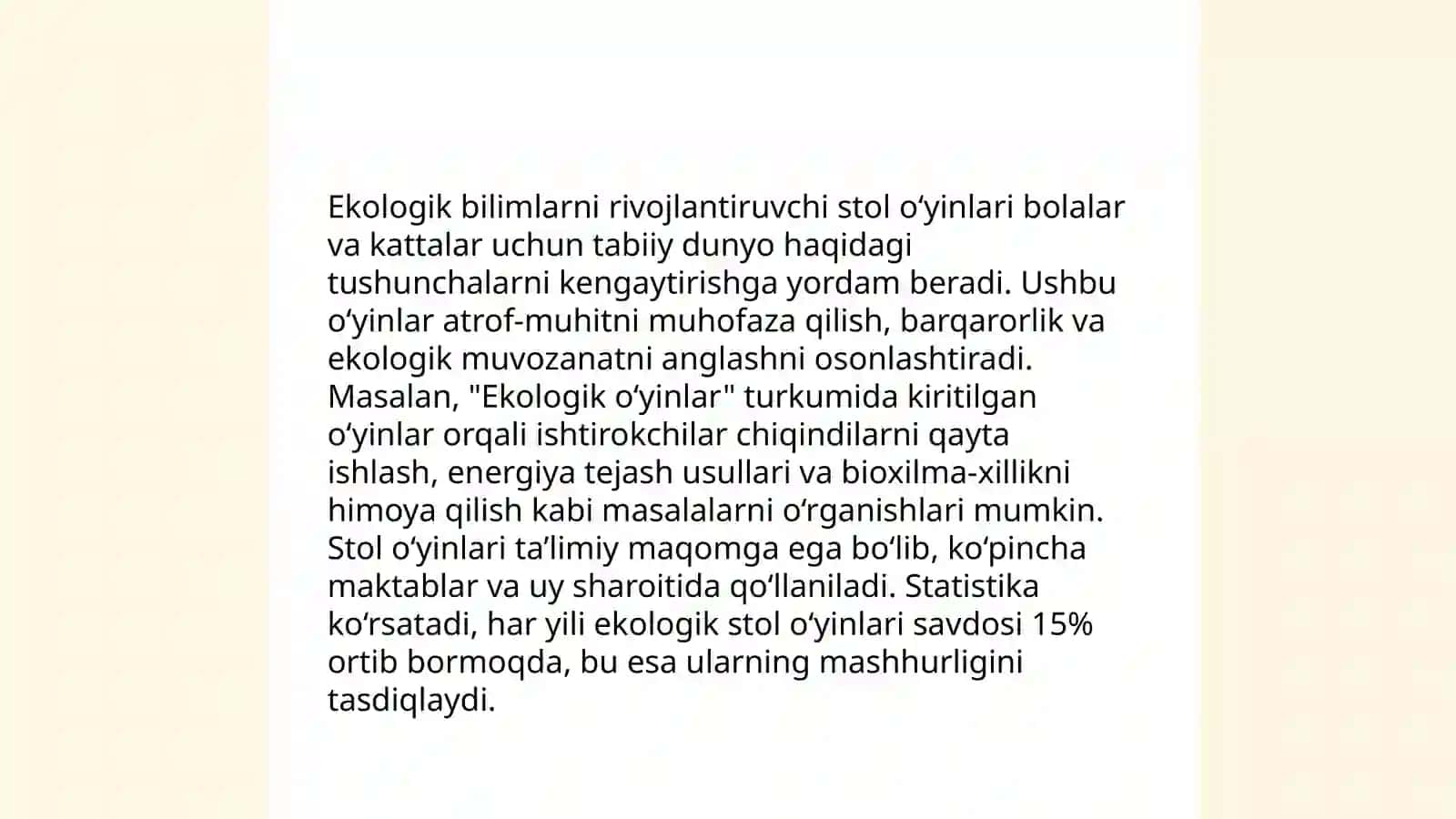 Maktabgacha yoshdagi bolalarni ekologik tarbiyalashda o'yin texnologiyalar 4