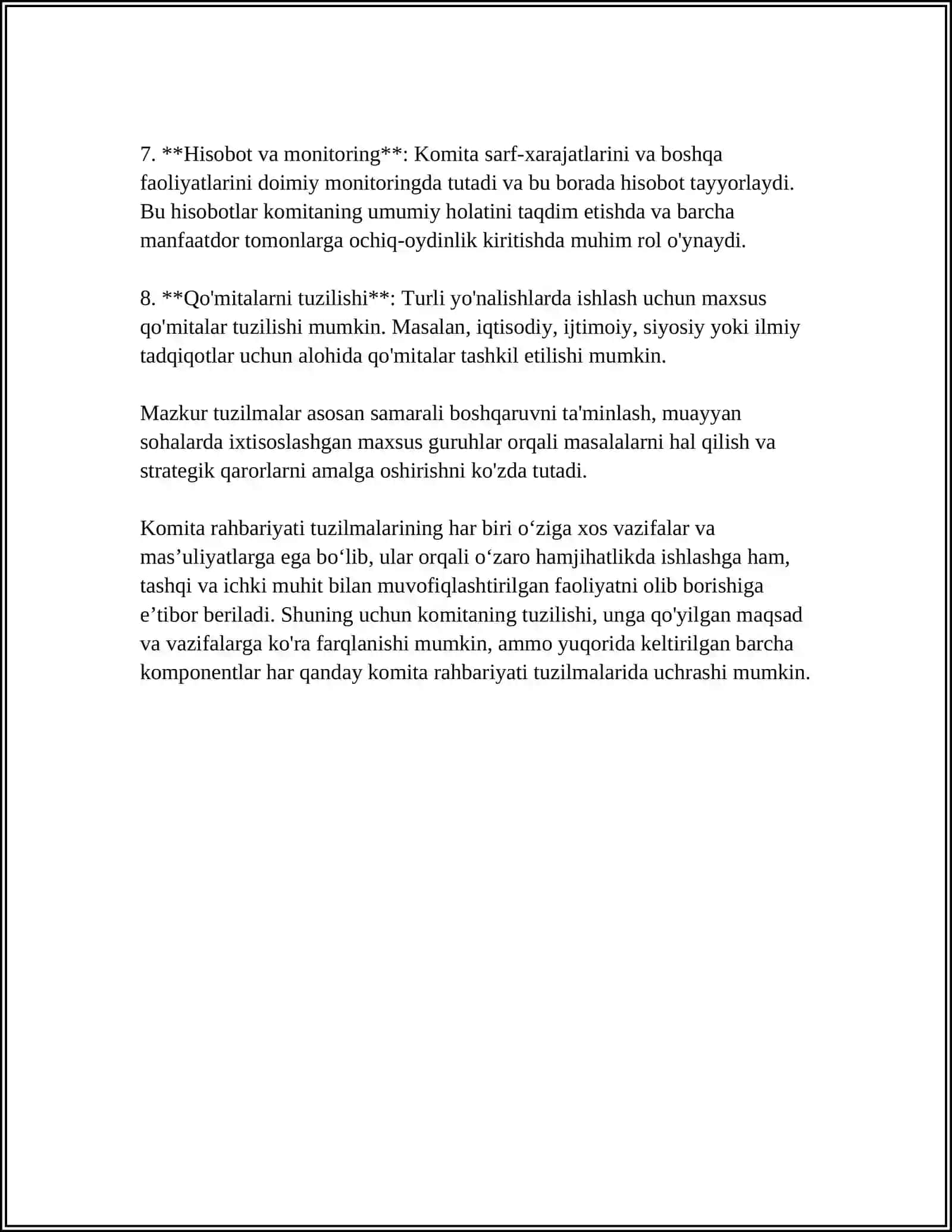 O'ZBEKISTON RESPUBLIKASI HOTIN QIZLAR QOMITASI STRUKTURASI 4