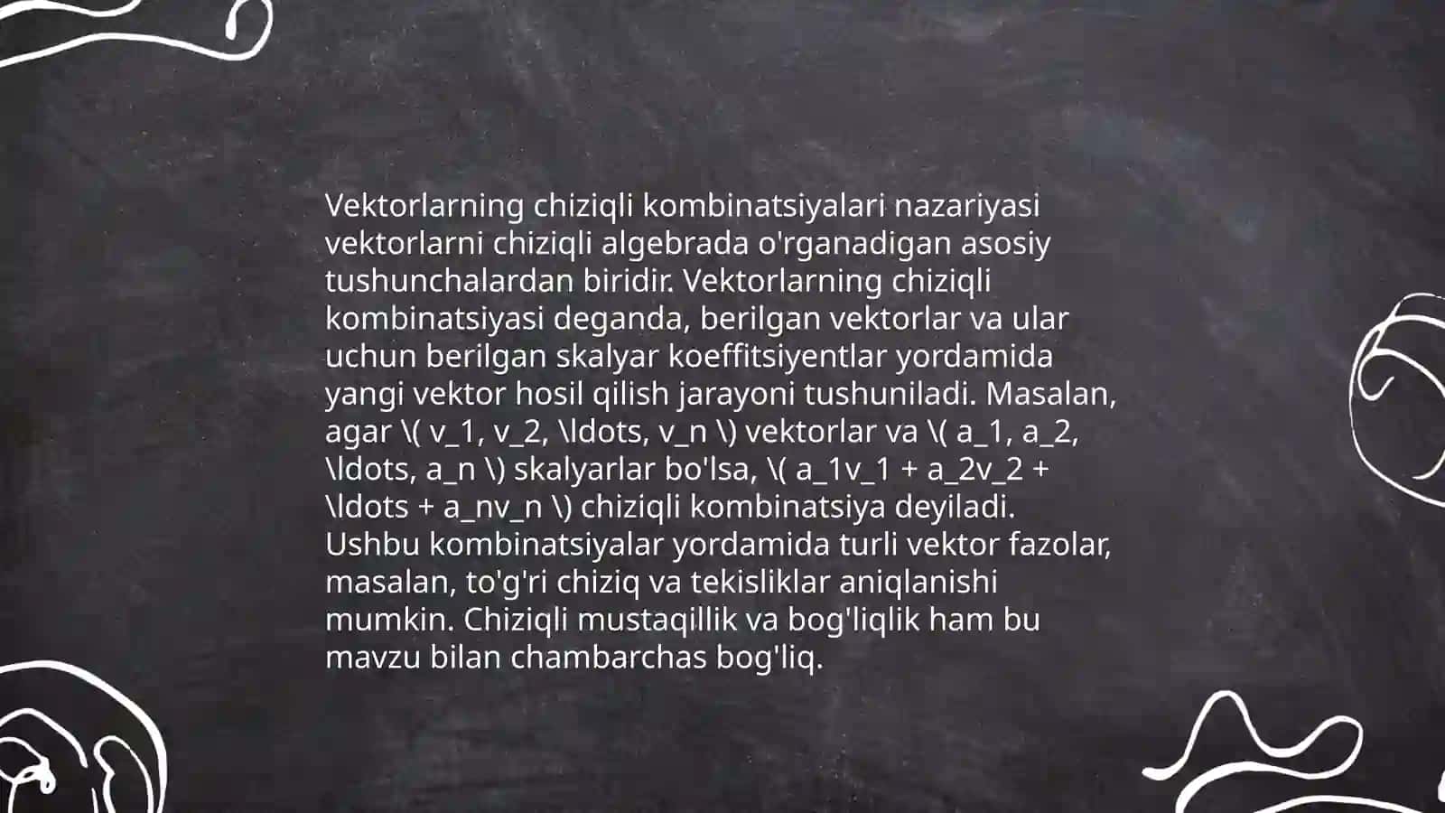 Vektorning aralash kopaytmasi 4