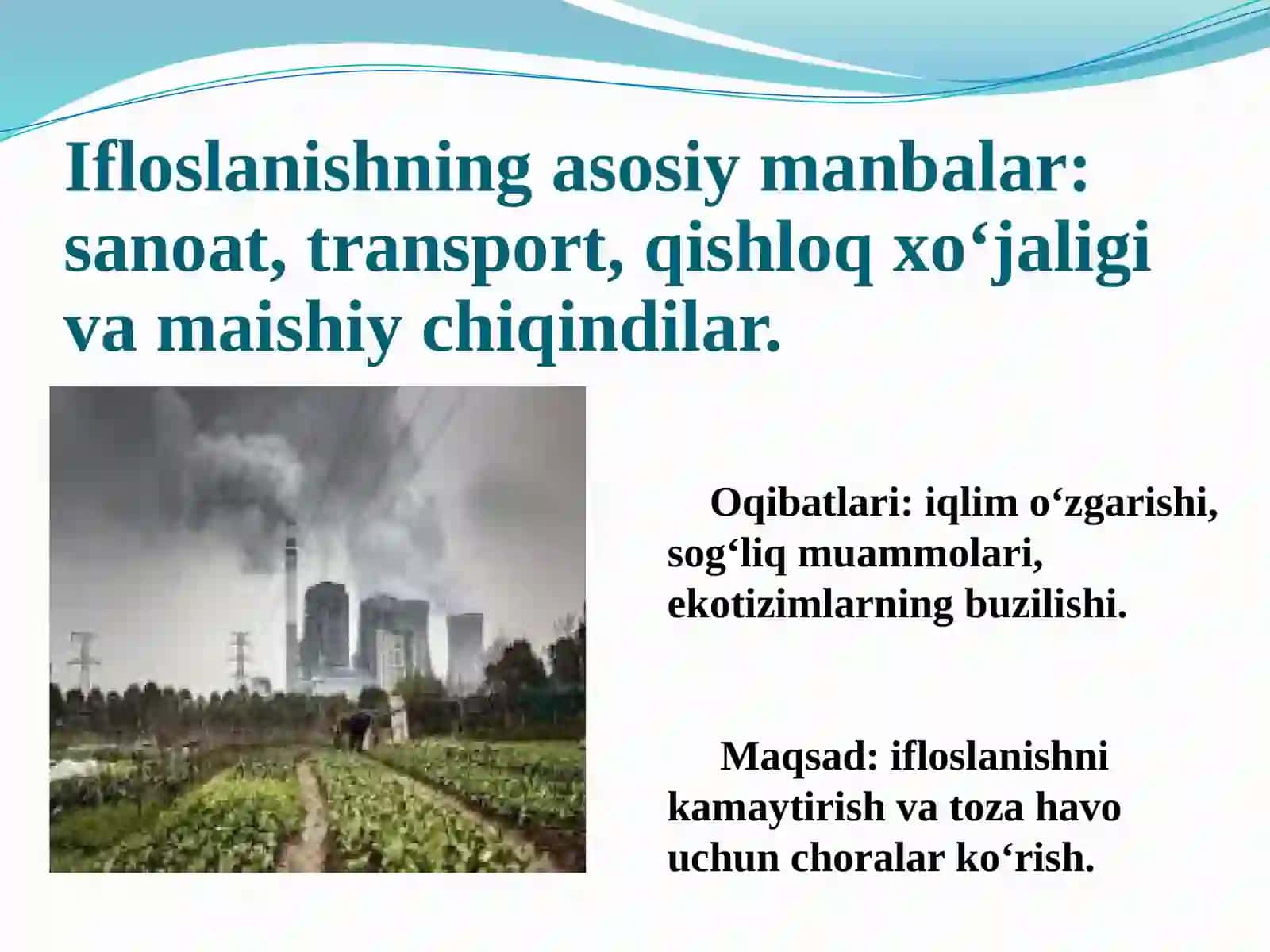 Atmosfera ifloslanishining oldini olish 4