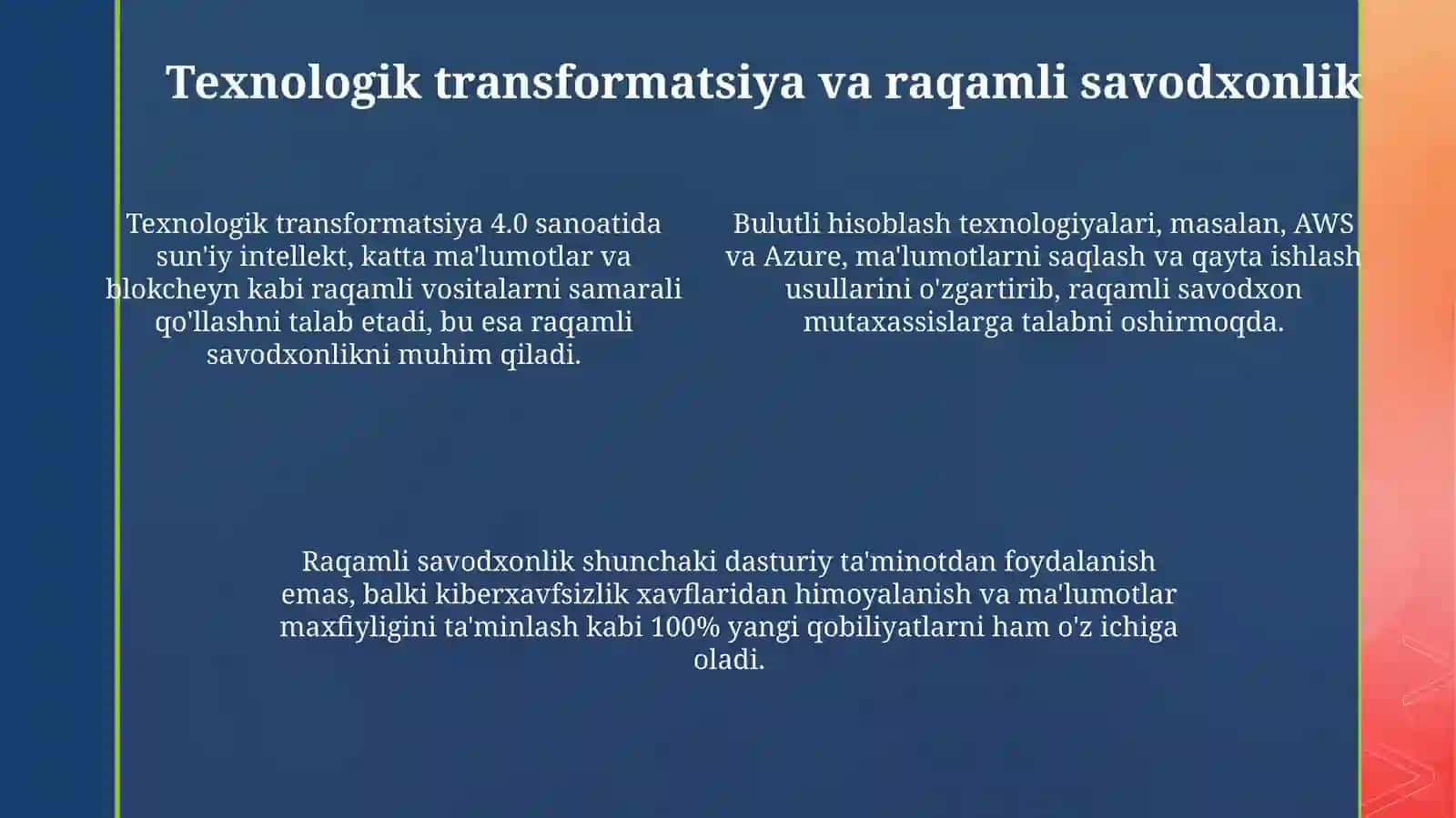 Kasbiy kompetentlikning Zamonaviy tendeysiyalari 4