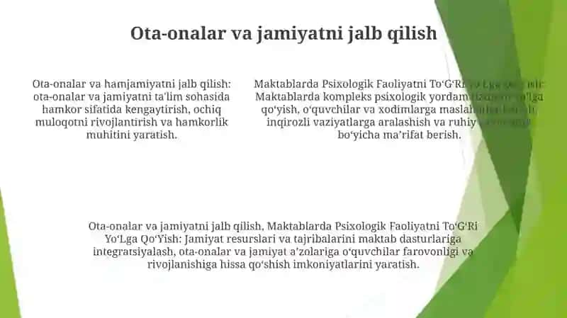 Psixologik Faoliyatni To‘G‘ri Yo‘lga Qo‘yish 4